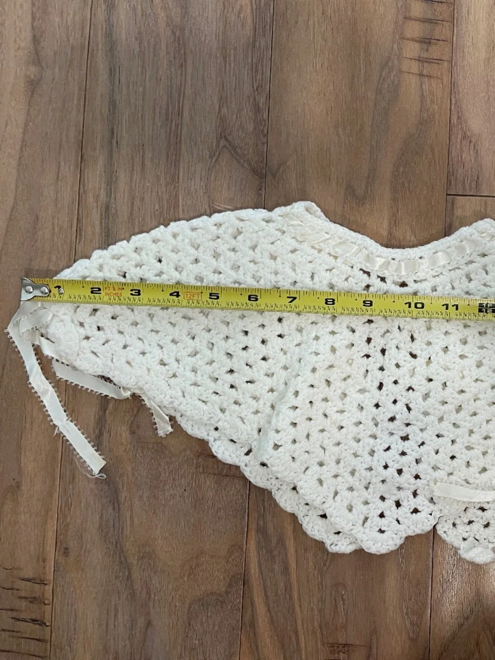 Vintage Hand-Crocheted/Knit Baby Shawl and Bootie Set